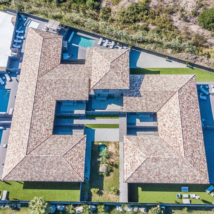 Villa pour 6 personnes, avec jardin ainsi que sauna et piscine dans Cala Rossa