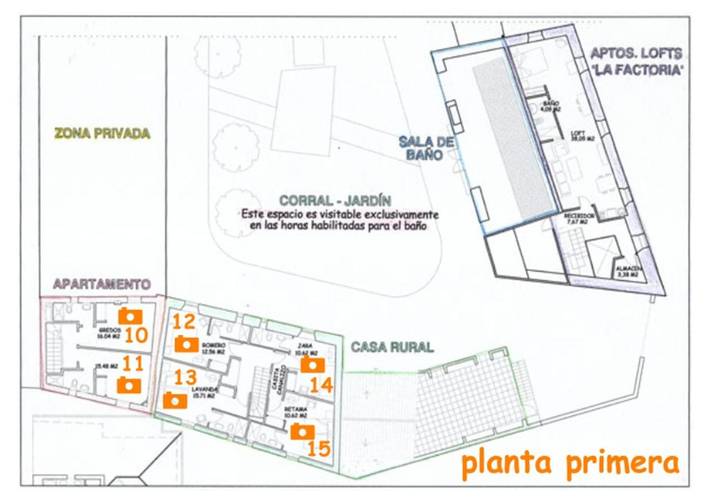 Apartamento de vacaciones para 12 personas, con piscina y jardín en Parque Nacional de Monfragüe - 2