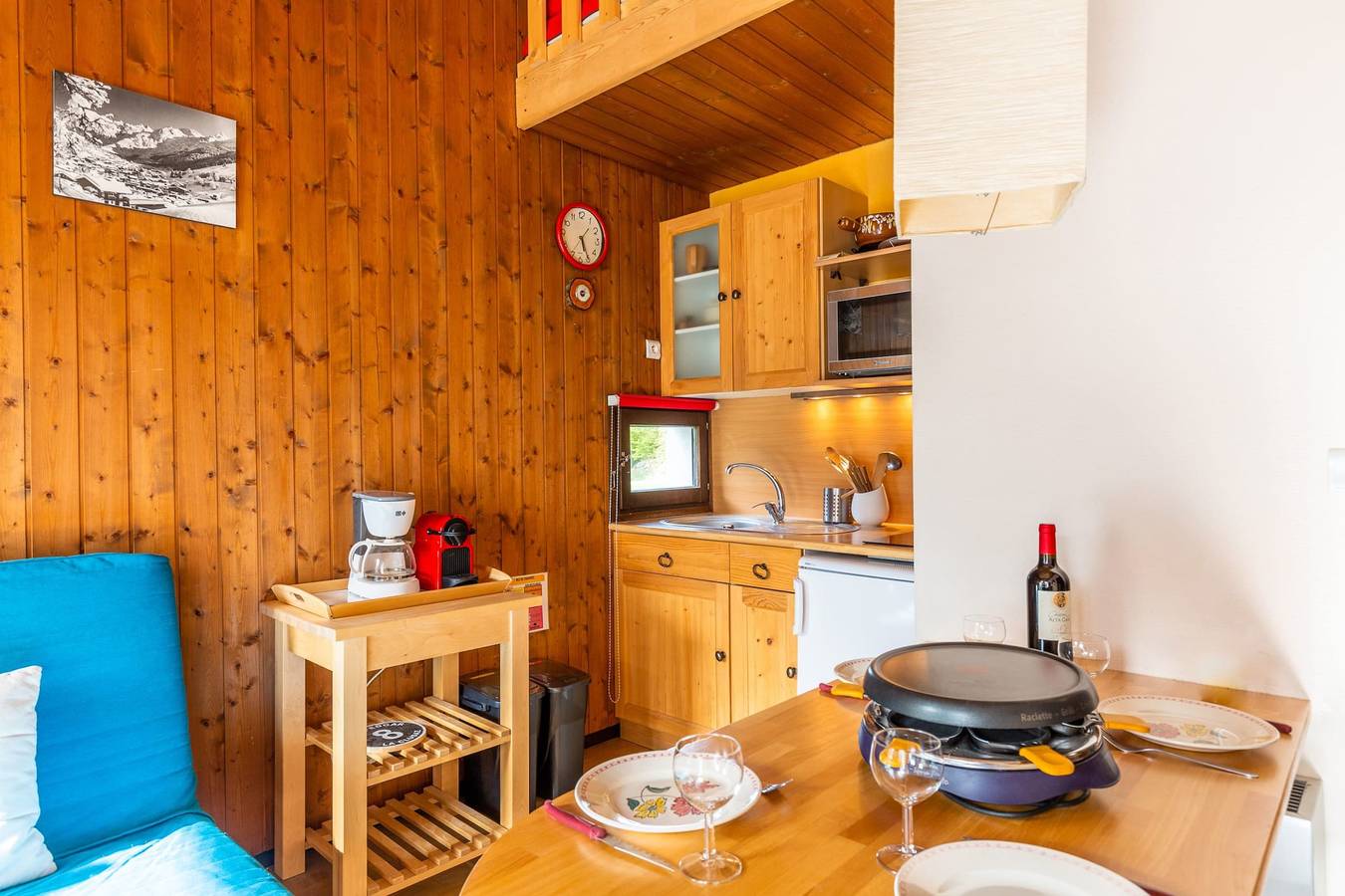 Apartamento entero, Apartment with balcony close to the slopes in La Clusaz, Región de Annecy