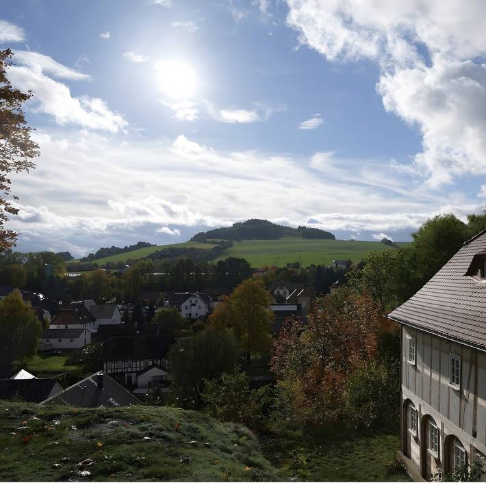 Ganze Wohnung, Ferienwohnung 'Berndt-Mühle' mit Bergblick, Gemeinschaftsterrasse und WLAN in Oderwitz, Oberlausitz-Niederschlesien