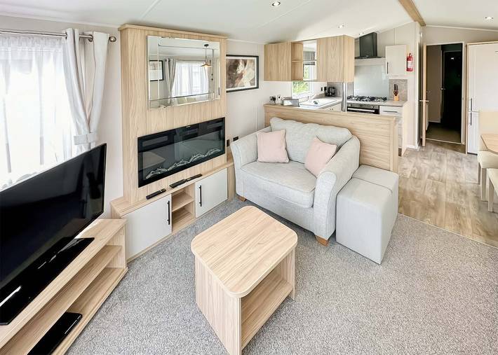 Caravan for 6 people in Cardigan Bay