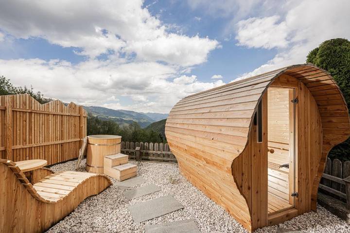 Ferienwohnung für 5 Personen, mit Balkon und Terrasse sowie Garten und Sauna in Meransen - 3
