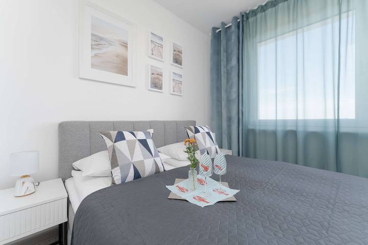 Ganze Wohnung, Stylish Apartment with a Balcony Kolobrzeg City Center in Kolberg, Baltic Sea Pomerania