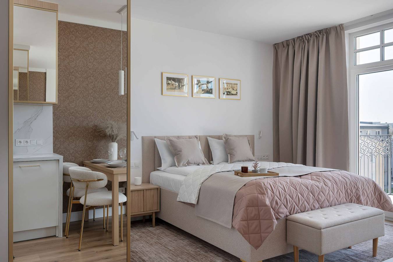 Ganzes Studio, Stylish Studio with a Balcony | A Place to Work in Ciechocinek, Kujawien-Pommern