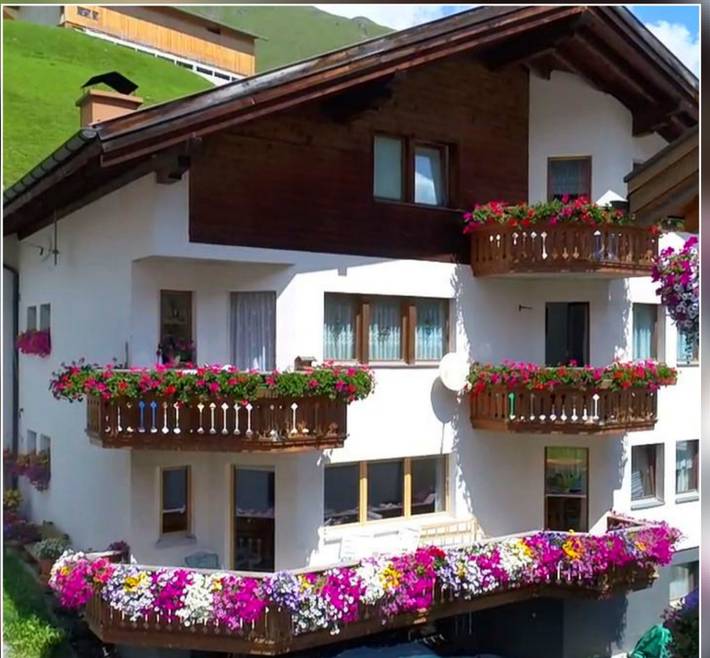 Appartement voor 4 personen, met balkon in Samnaun