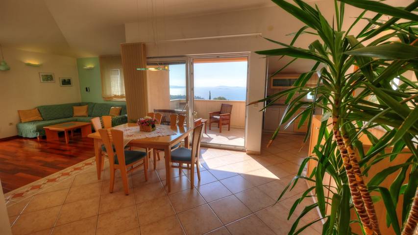 Ganze Wohnung, Ferienwohnung für 3 Personen mit Meerblick in Mlini, Dubrovnik-Neretva