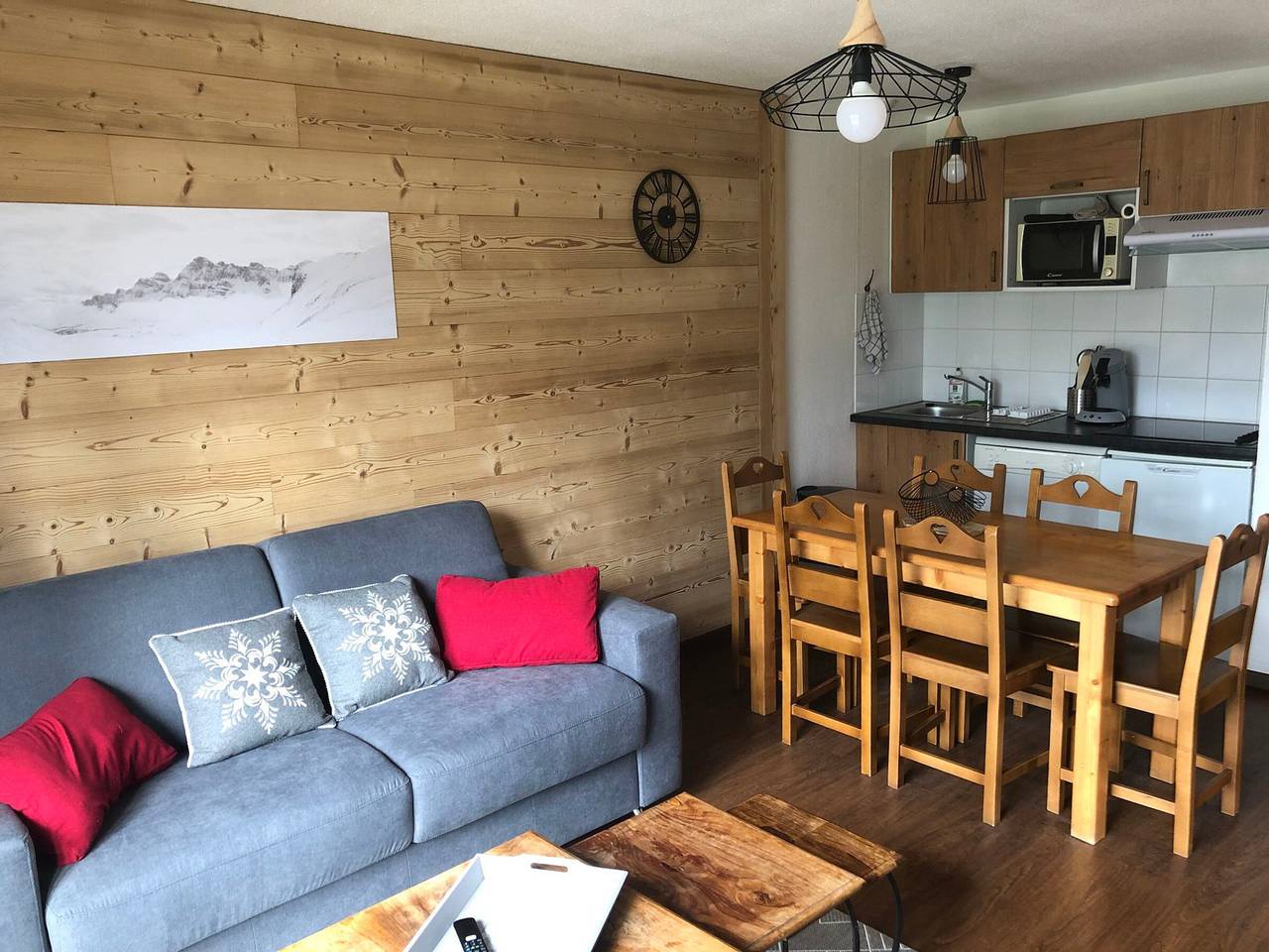 Ganze Wohnung, Gemütliche 3-Zi.-Whg. für 6 in Peyragudes mit Pistenzugang in Peyragudes, Französische Pyrenäen