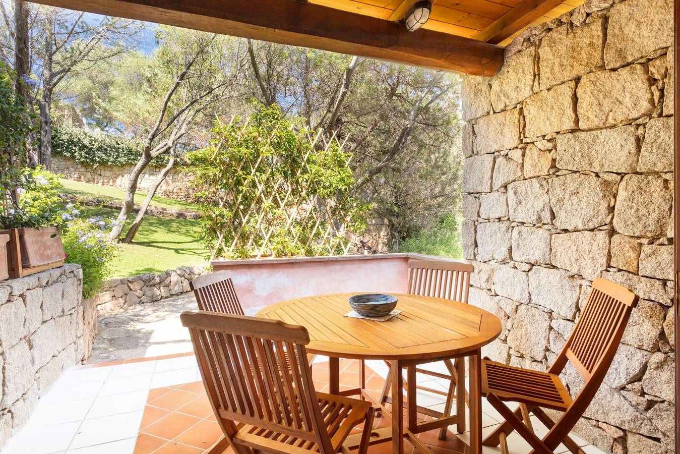 Idyllisches Ferienhaus mit Garten und Terrasse; Parkplätze vorhanden in Arzachena, Costa Smeralda