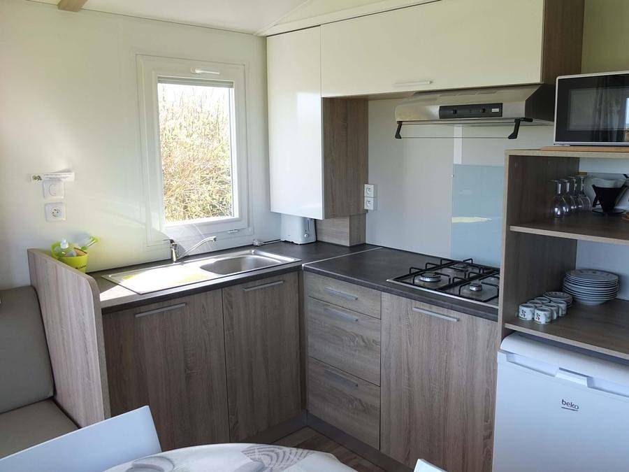 Camping La Ferme du Bord de Mer - Mobilheim 4 personen - Malediven Panorama in Gatteville-le-Phare, Cherbourg und Umgebung