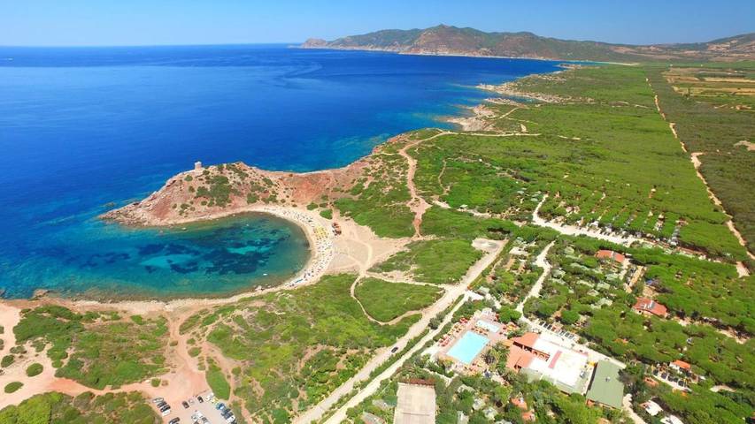 Camping per 2 persone, con Idromassaggio e Terrazza nonché Giardino e Piscina per bambini ad Alghero