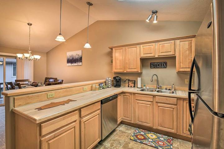 Vacation rental for 8 people, with terrace and yard in Anchorage