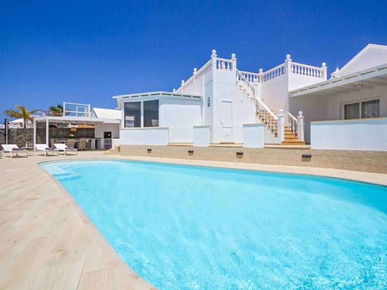 Mediterranean Villa with Private Pool and Air Conditioning in Playa Blanca in Playa Blanca, Yaiza
