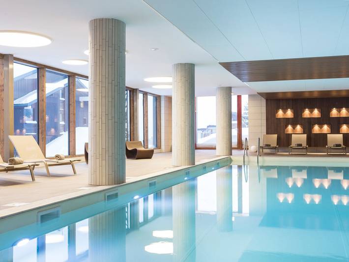 Chalet pour 4 personnes, avec piscine ainsi que balcon/terrasse et sauna, animaux acceptés à Les Saisies - 3