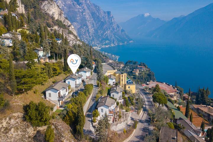 Ferienwohnung für 4 Personen, mit Seeblick und Pool sowie Terrasse, mit Haustier in Tremosine