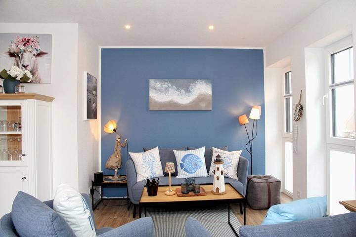 Ferienwohnung für 4 Personen, mit Balkon und Ausblick in Greetsiel