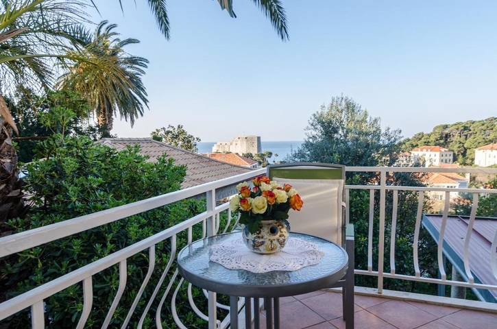 Pension voor 2 personen, met balkon in Dubrovnik