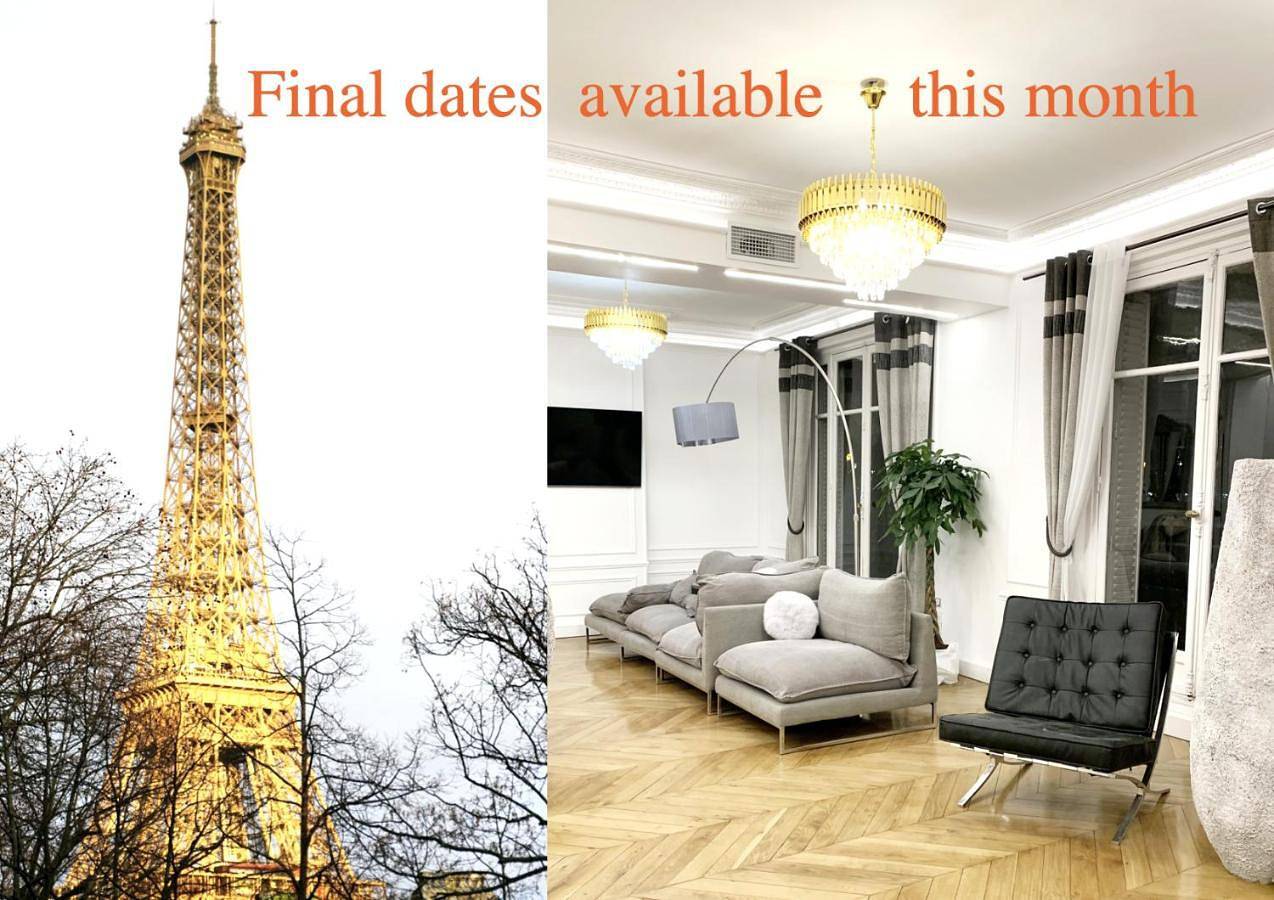 Geheel appartement, Appartement devant la Tour Eiffel et Seine in Eiffeltoren, Parijs