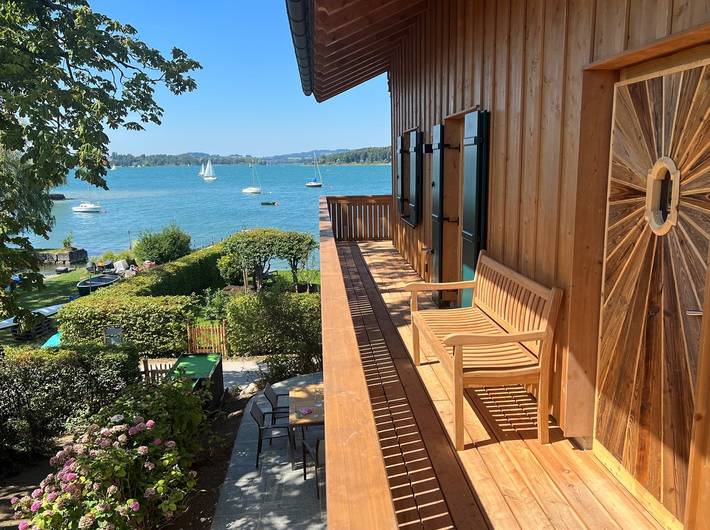Ferienwohnung für 2 Personen, mit Seeblick und Garten sowie Sauna, kinderfreundlich - 1