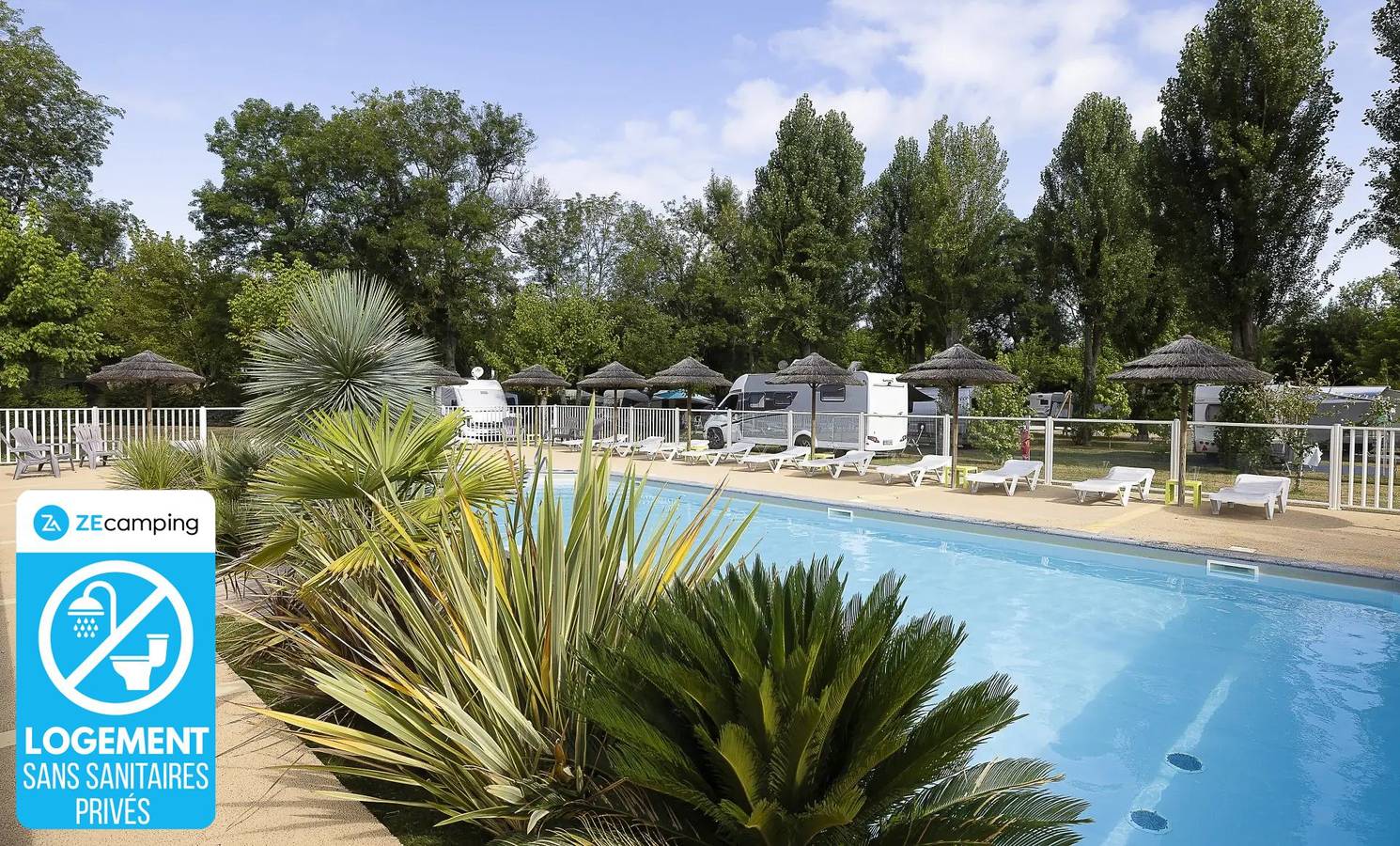 Camping 3 étoiles - Piscine  - ccbb0ig in Montpon-Ménestérol, Périgord Blanc