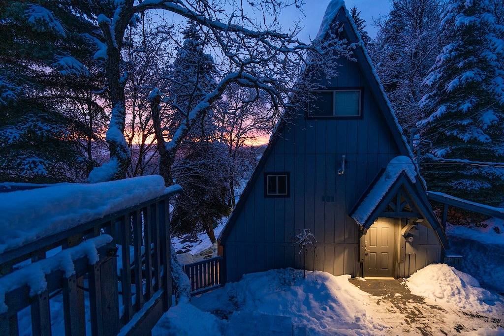 Stylischer Ski in Ski out A-Frame in Eden (UT), Uinta Wasatch Cache National Forest
