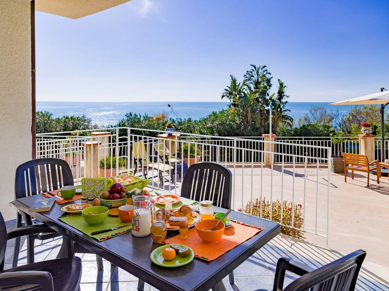 Apartamento entero, Appartement in Sciacca mit Terrasse und Grill und Meerblick in Localita San Giorgio, Sciacca