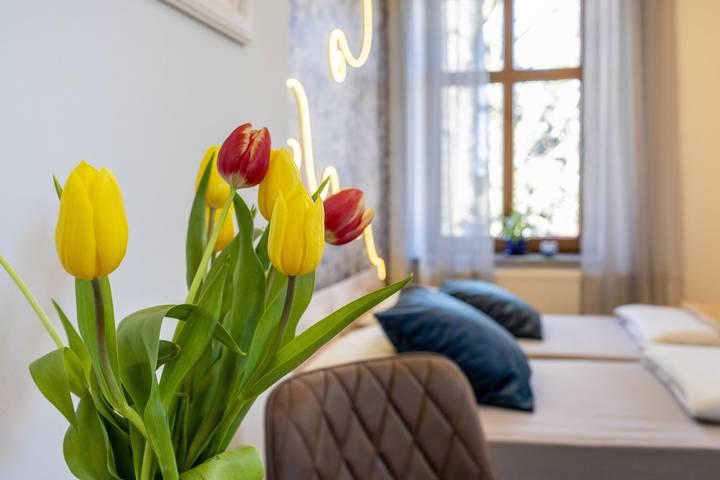 Hel lejlighed, Apartment 'Kleine Mit Garten' with Shared Terrace, Shared Garden and Wi-Fi in Lindow, Ruppiner Seenland