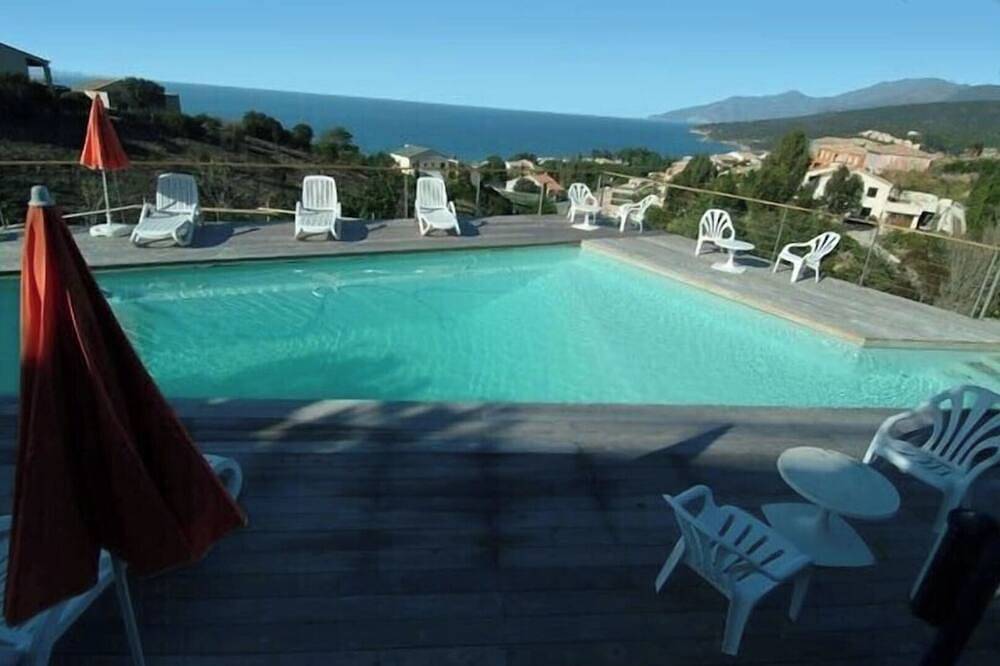 Villa a casa di san filippu, seaside panoramic view in Saint-Florent, Calvi en omgeving