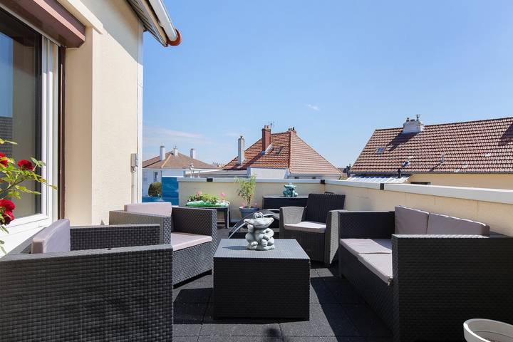 Ganze Wohnung, Appartement „La Colombe“ mit privater Terrasse und Wlan in Le Havre, Le Havre und Umgebung