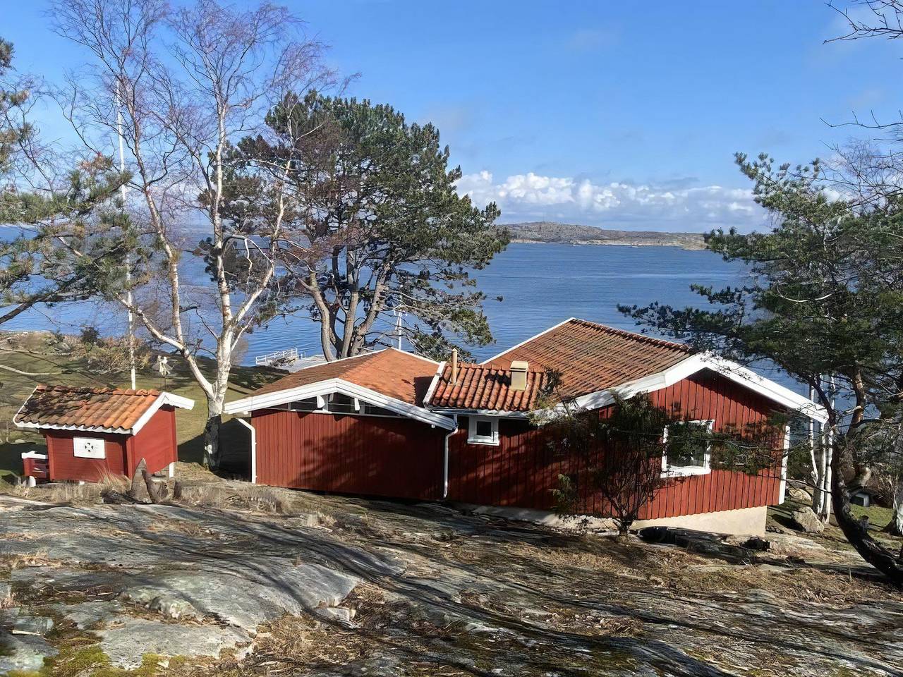 Hus för 4 Personer, med sjöutsikt samt terass och utsikt