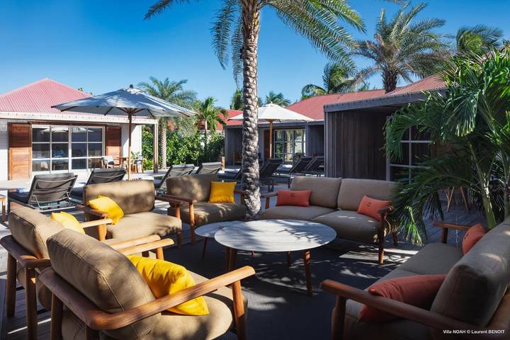 Gîte pour 10 personnes, avec piscine ainsi que jardin et vue dans Plage Saint Jean