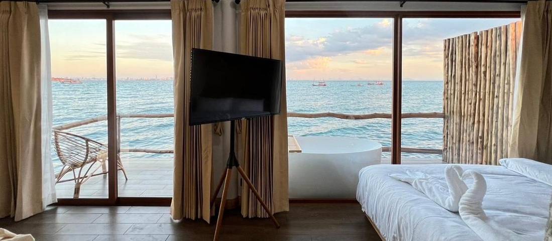 Hôtel pour 2 personnes, avec vue et terrasse, animaux acceptés dans Ko Larn - 2