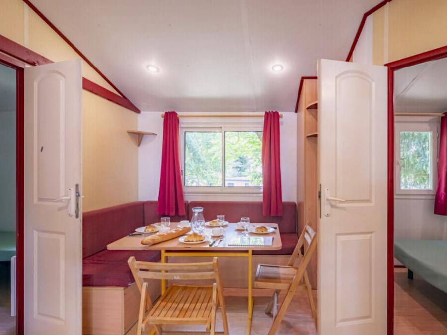 Camping Paradis - Val De Coise - Mobilheim 4 personen - Eco 2 Schlafzimmer in Saint-Galmier, Montbrison