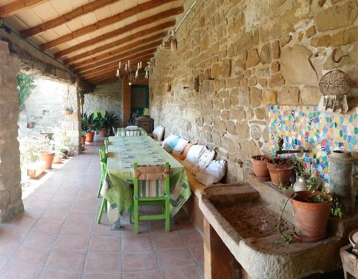Casa rural para 12 personas, con piscina además de vistas y jardín, Se admiten mascotas en Conca de Barberà - 4