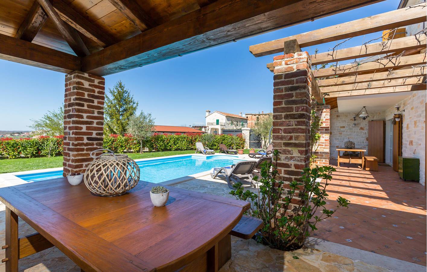 Ferienhaus für 6 Personen mit Pool in Općina Višnjan, Zentralistrien
