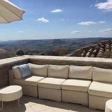 Location de vacances pour 4 personnes, avec vue et terrasse, animaux acceptés à Irsina