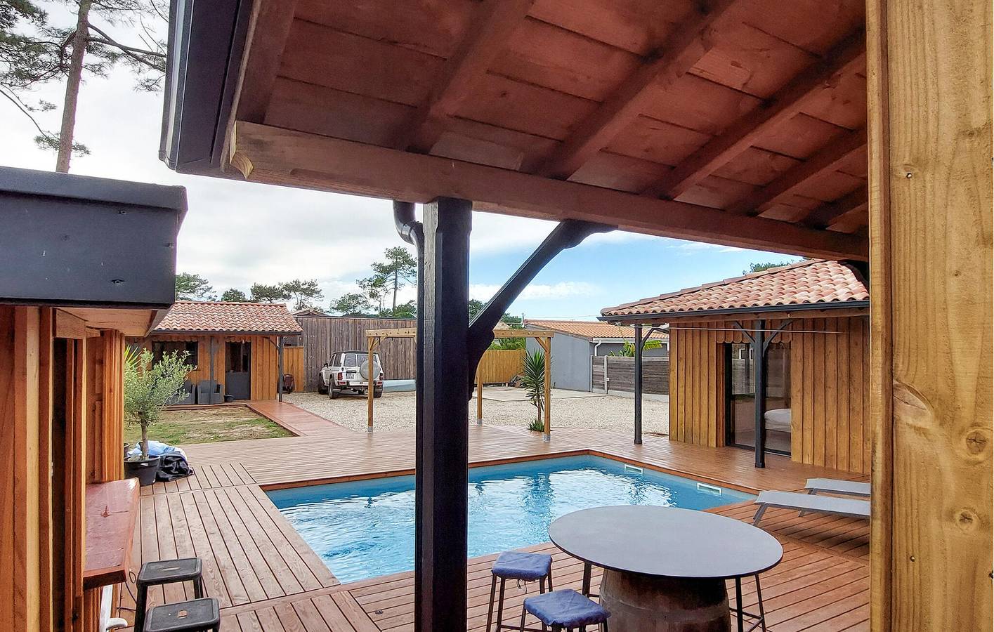 Acogedor apartamento con piscina, wifi y aparcamiento cerca de la playa y restaurantes. in Vendays-Montalivet, Parque natural regional del Médoc