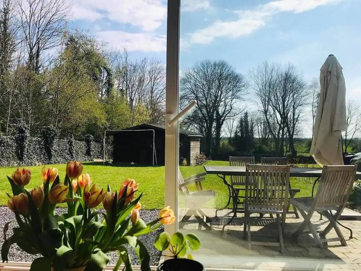 Location de vacances pour 5 personnes, avec jardin et vue à Hannut