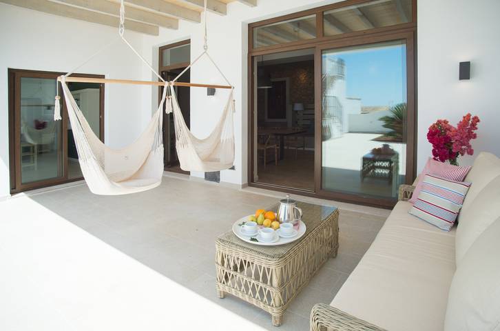 Finca für 10 Personen, mit Meerblick und Balkon sowie Pool und Garten in s'Horta - 3