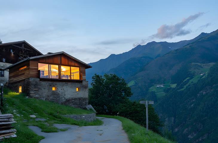 Bauernhof für 5 Personen, mit Balkon und Garten in Trentino-Südtirol