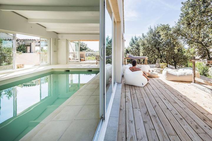 Maison d’hôte pour 6 personnes, avec piscine ainsi que sauna et jardin à Castillon-du-Gard - 2