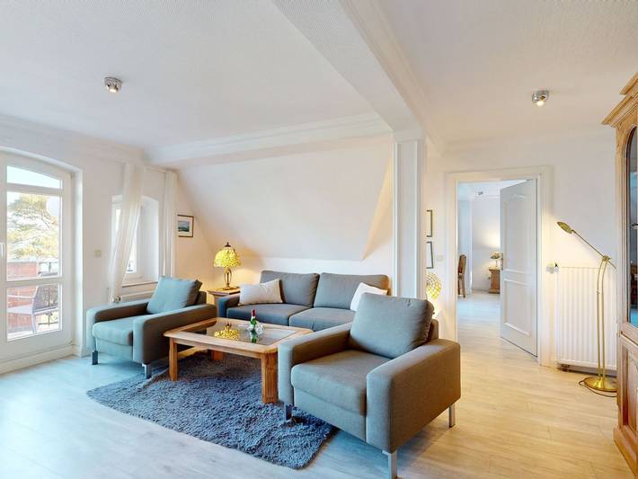 Ferienwohnung für 6 Personen, mit Sauna und Balkon, kinderfreundlich in Binz - 3