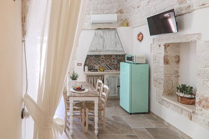 Chambre d’hôte pour 3 personnes, avec balcon, animaux acceptés dans Ceglie Messapico