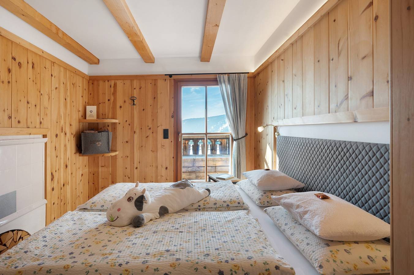 Zimmer 'Lila' mit gemeinsamer Terrasse, gemeinsamem Garten und Wi-Fi in Villanders, Sarntaler Alpen
