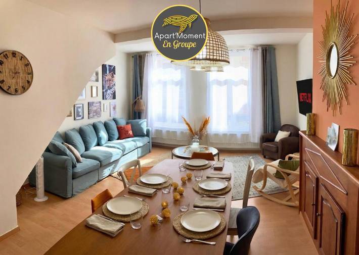 Appartement de vacances pour 9 personnes, avec vue