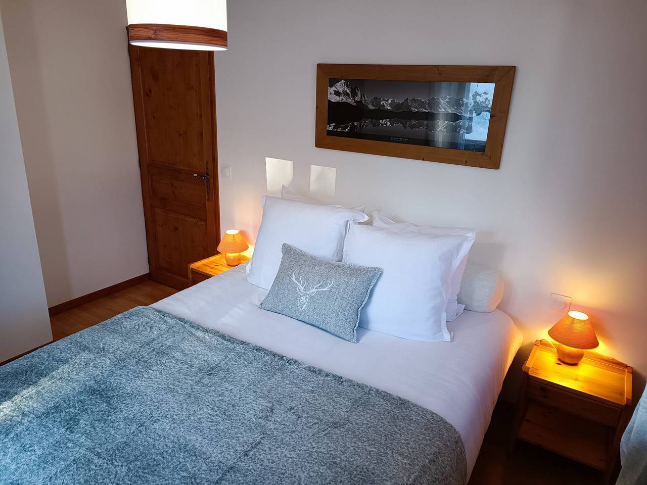 Appartement entier, Appartement calme 4 pièces, 6 pers, parking, vue Mont Blanc in Saint-Gervais-les-Bains, Pays du Mont-Blanc