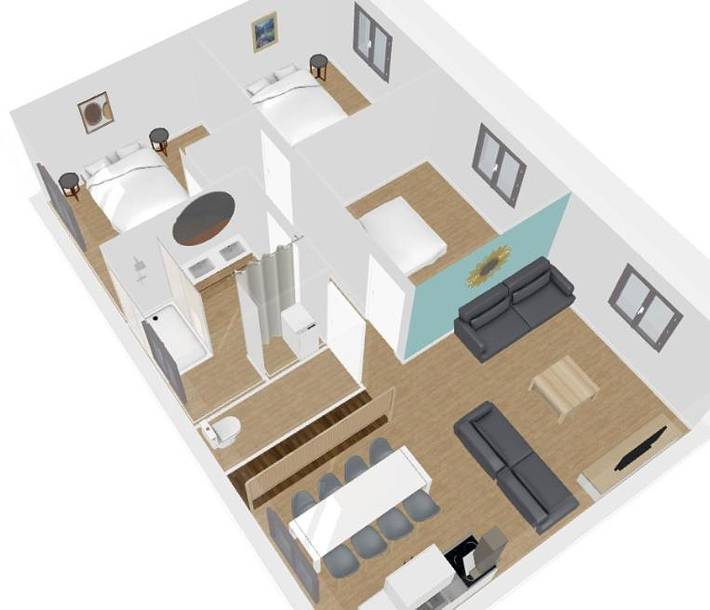 Gîte pour 8 personnes, avec vue, animaux acceptés à Saint-Florent-sur-Cher - 3