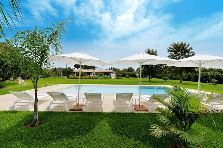 Villa con piscina per 5 persone, con Terrazza e Giardino nonché Piscina e Panorama a Gallipoli