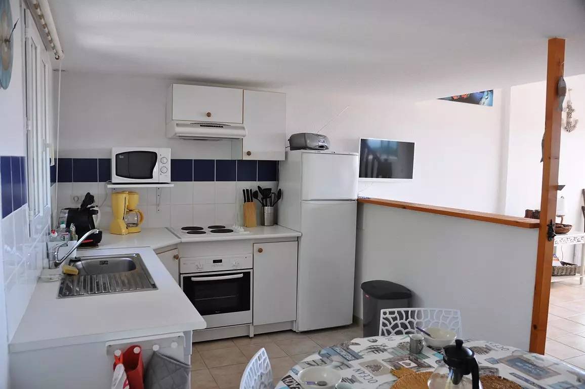 Appartement entier, Superbe pavillon avec vue mer et piscine dans résidence in Saint Pierre la Mer, Fleury