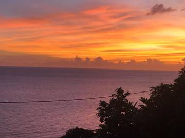 Gîte pour 6 personnes, avec jardin ainsi que vue et piscine à Case-Pilote