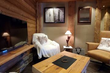 Gîte pour 4 personnes, avec jardin et terrasse, animaux acceptés à Vallorcine